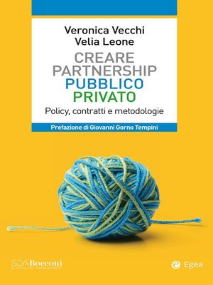 cover image of Creare partnership pubblico privato